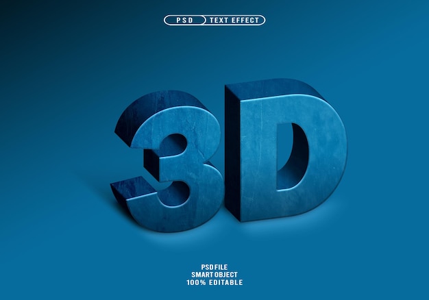 blue textured text style effects blue realistic text effects blue realistic 3d text effects