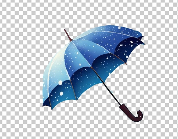 PSD blue umbrella blue monday concept