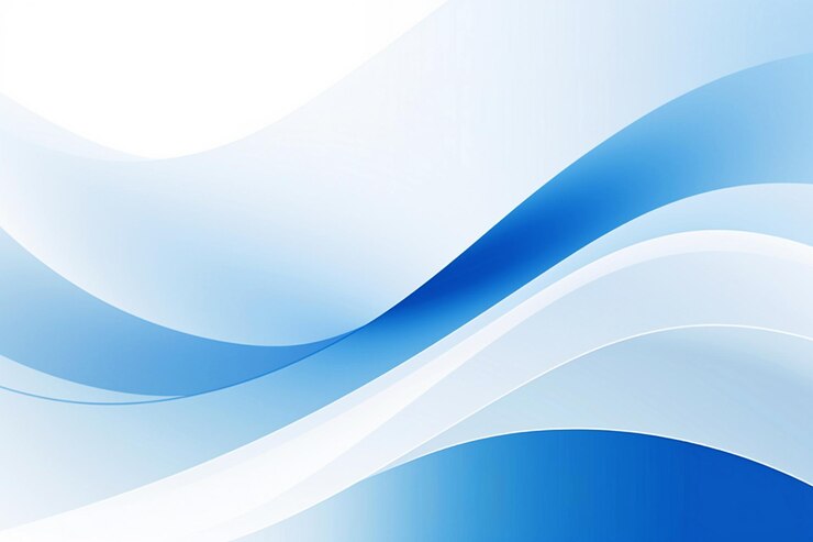 PSD a blue and white abstract image of a blue and white wave