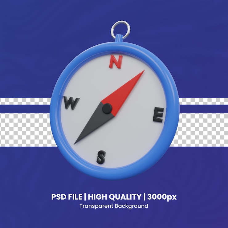 PSD голубые и белые часы со словами wm - fil