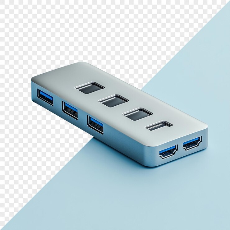 PSD a blue and white electronic device with the word quot no quot on it