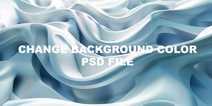 PSD 색 배경 에 있는 파도 의 파란색 과 색 이미지