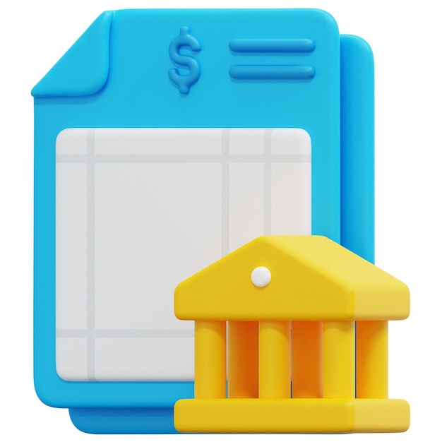 A blue and white plastic case with a yellow house and a small yellow house.