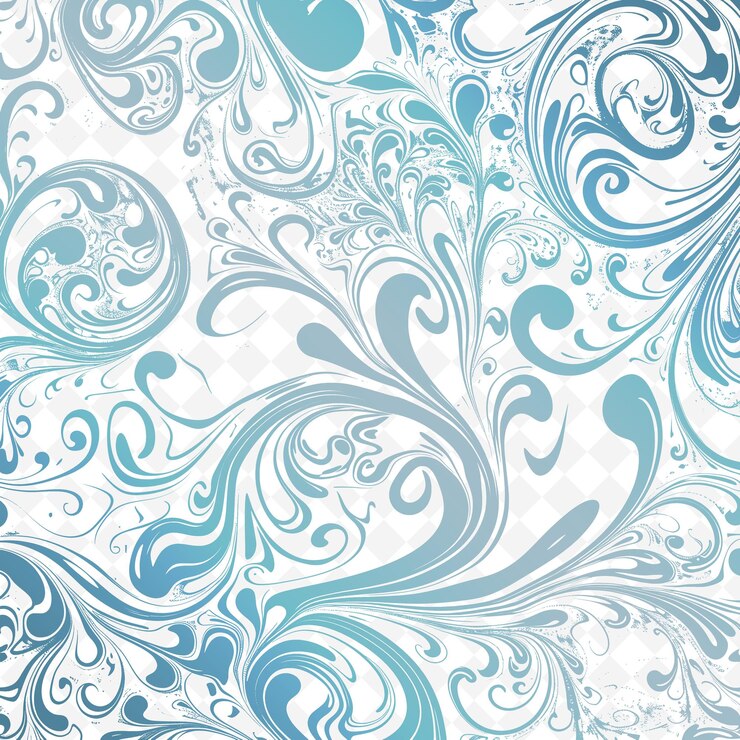 PSD a blue and white wallpaper with a blue swirl design