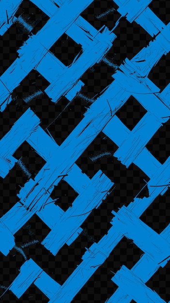 PSD a blue x pattern with a black x on it