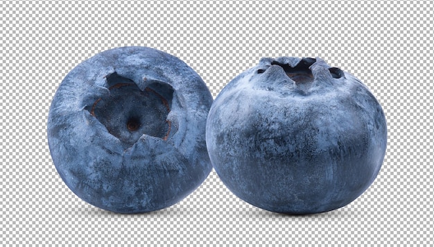 PSD blueberry isolated