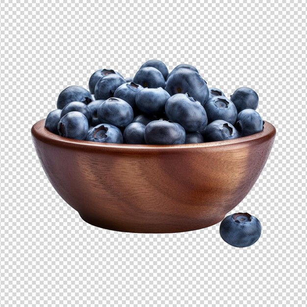 PSD blueberry isolated