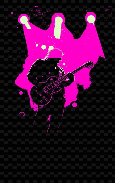 PSD 블루스 기타리스트가 어두운 무대에서 솔로를 연주하는 스포트라이트 터 일러스트레이션 음악 포스터 아이디어
