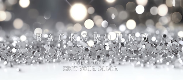 PSD blur silver grain background