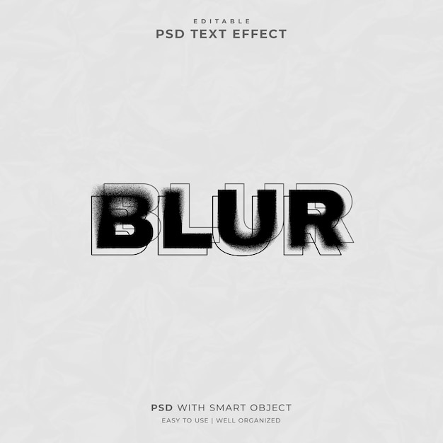 Blur Text Effect