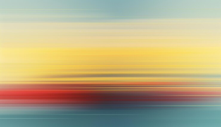 PSD a blurred horizontal background with an abstract blurred background of light blue and yellow colors