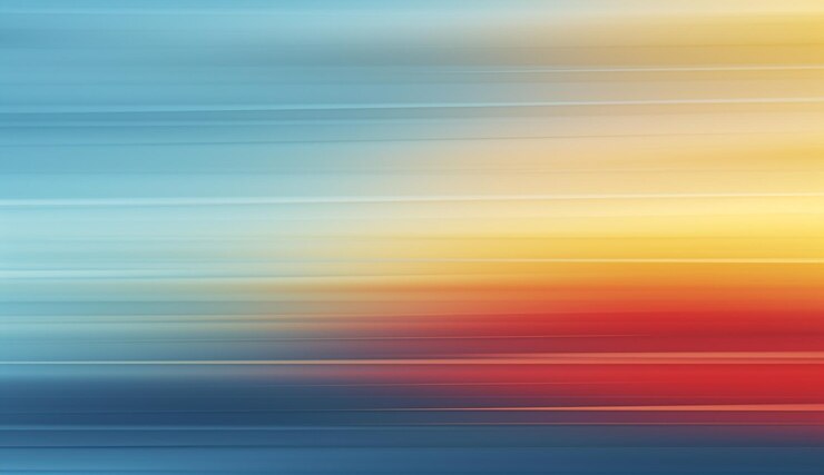 PSD a blurred horizontal background with an abstract blurred background of light blue and yellow colors