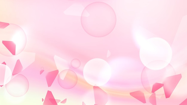 Blurred Valentine S Day Roze harten achtergrond