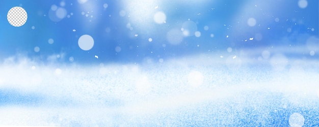 PSD blurred winter background