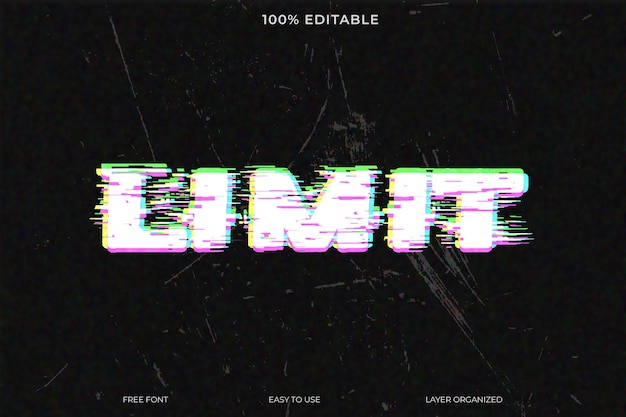 Blurry Ghost Horror Glow Text Effects
