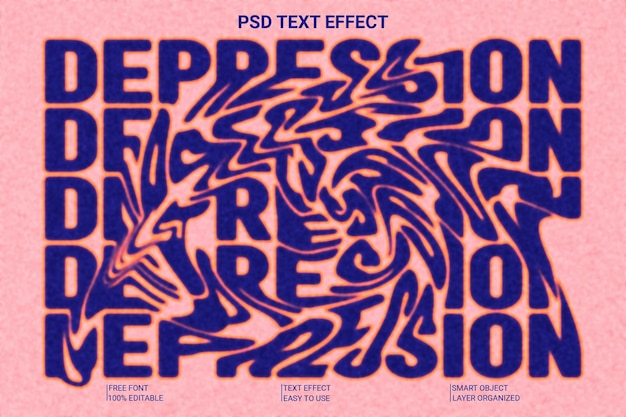 Blurry Ghost Horror Glow Text Effects