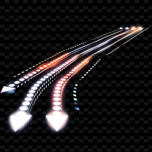 PSD un'immagine sfocata di un'auto e le luci sulla strada