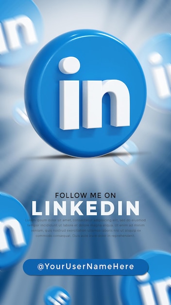 Błyszczące Logo Linkedin I Ikony Mediów Społecznościowych