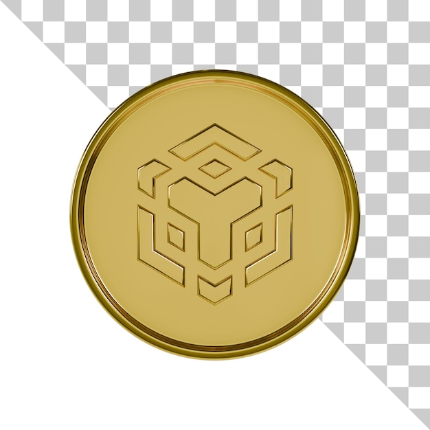 PSD bnb gold coin 3d-icoon