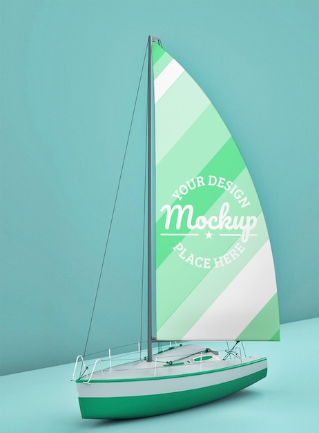 Boat sail concept mockup