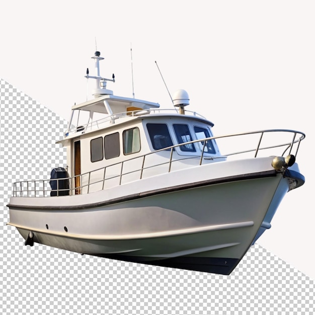 Boat on transparent background