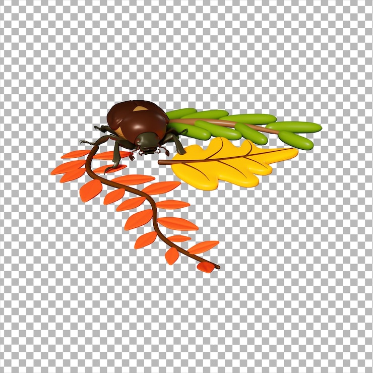 PSD böcek 3d simge