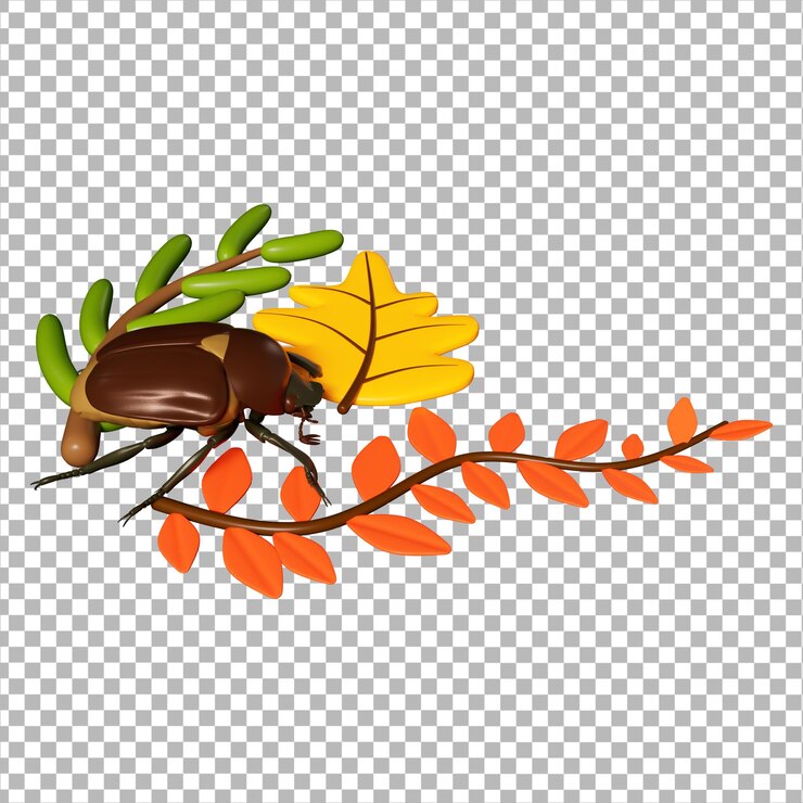 PSD böcek 3d simge
