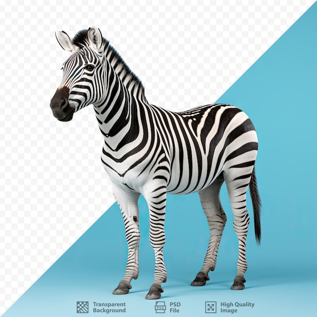 PSD boczna zebra w czarno-białe paski