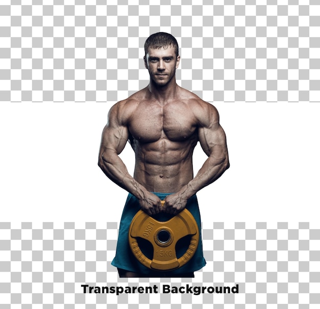 PSD body builder transparent background