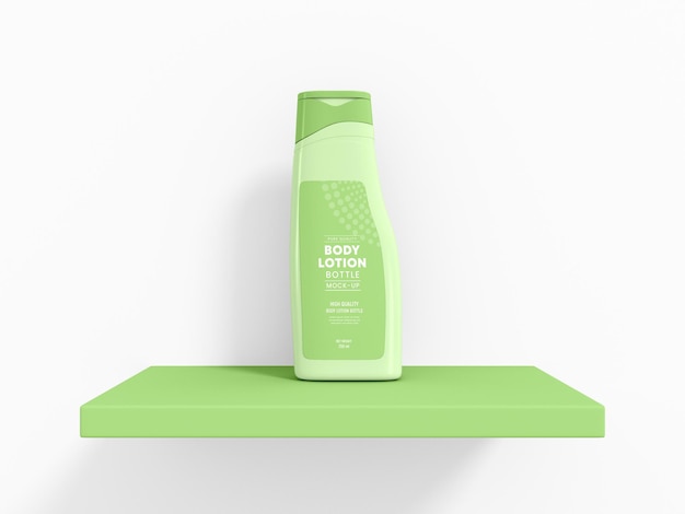 Body Lotion Bottle Packaging Mockup