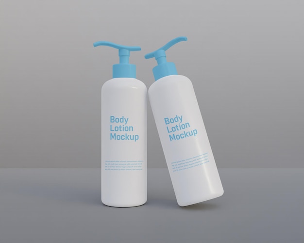 PSD mockup di spray per lozione per il corpo