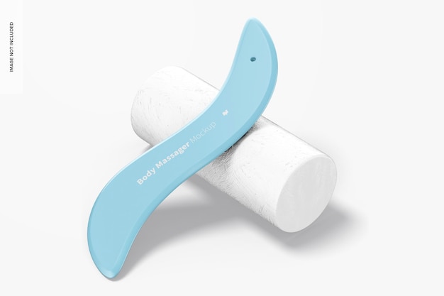 PSD body massager mockup