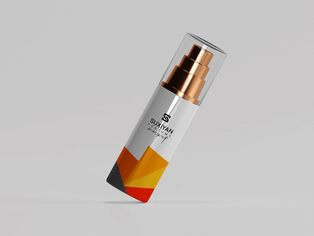 PSD body perfume spray mockup