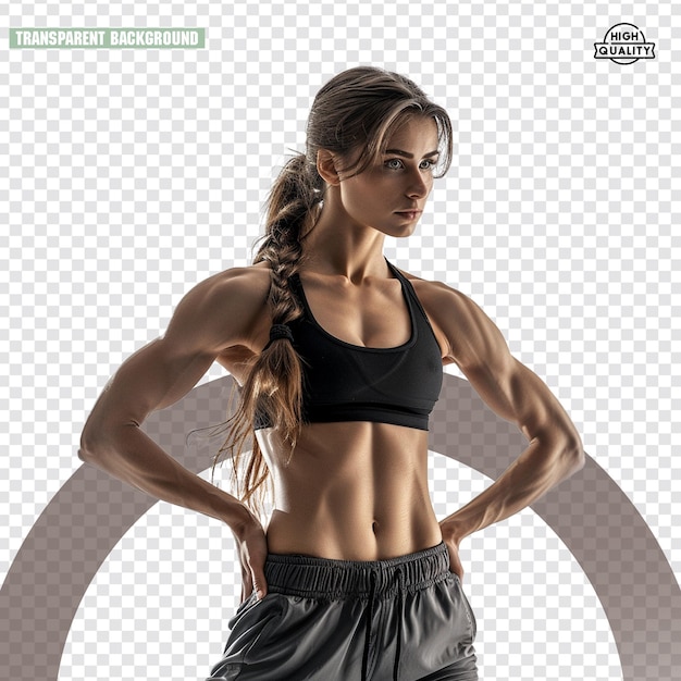 Bodybuilder Png met touw en oefening en gym Transparente achtergrond