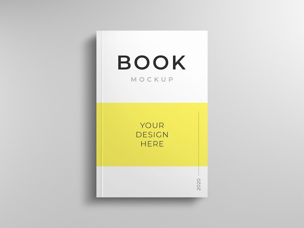 Boek cover mockup sjabloon