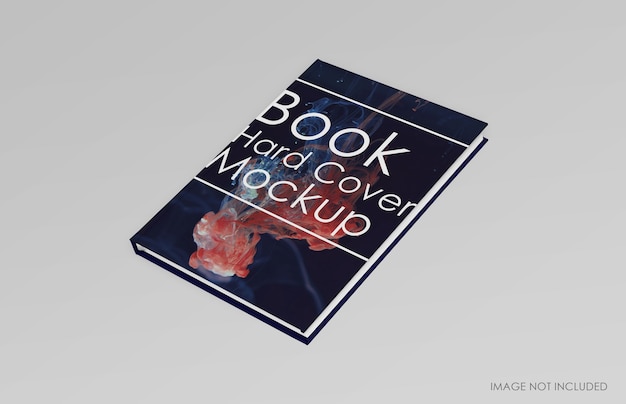 Boek hardcover mockup geïsoleerd