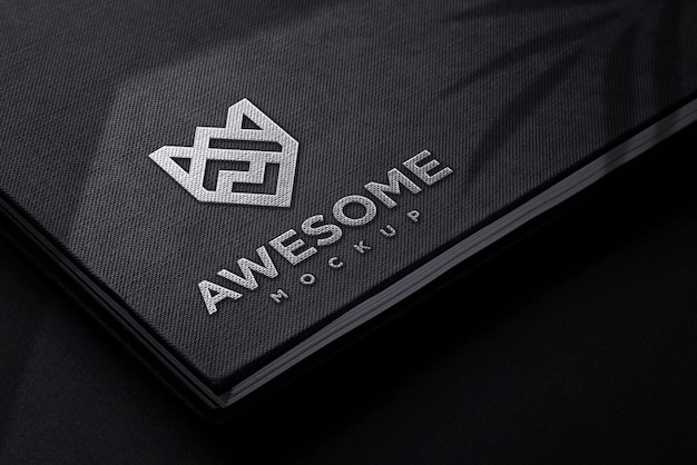 Boek logo mockup