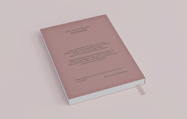 Boek met bladwijzerontwerpmodel