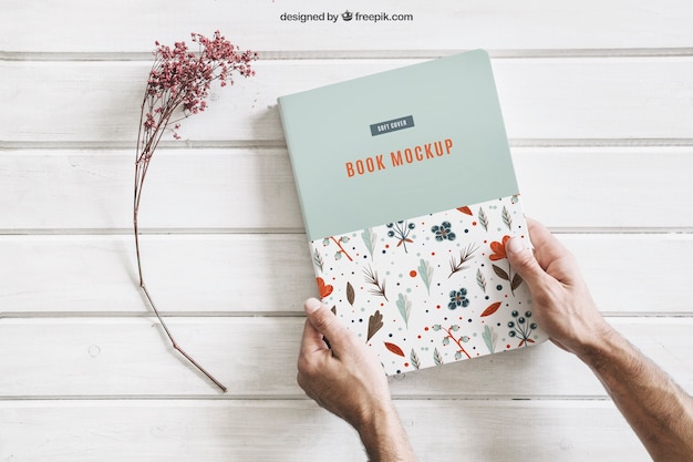 PSD boek mock up