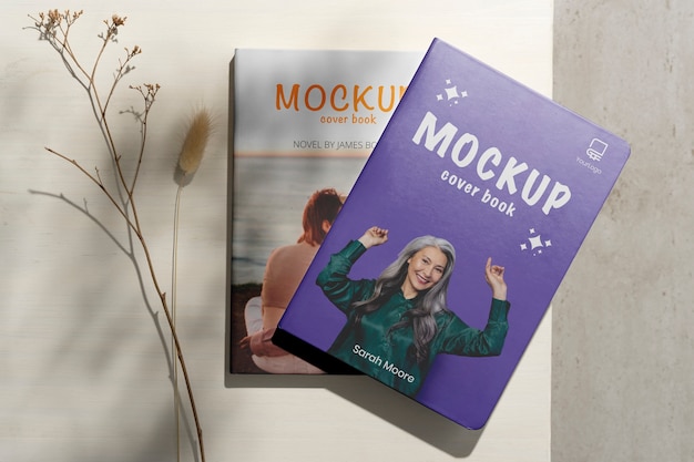 PSD boek mockup details