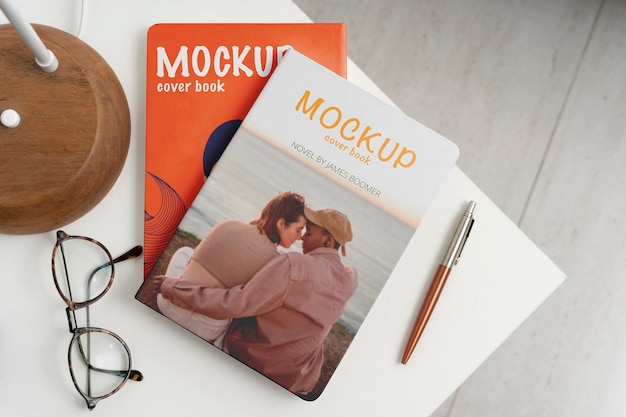 PSD boek mockup details