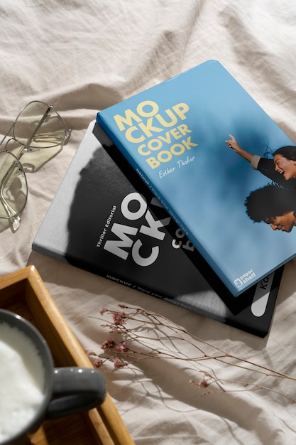 PSD boek mockup details