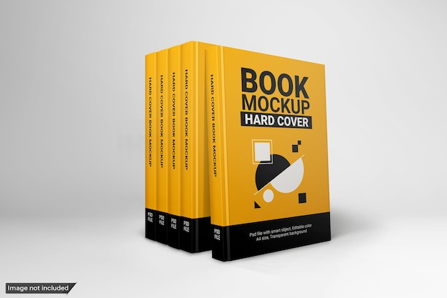 PSD boek mockup harde kaft