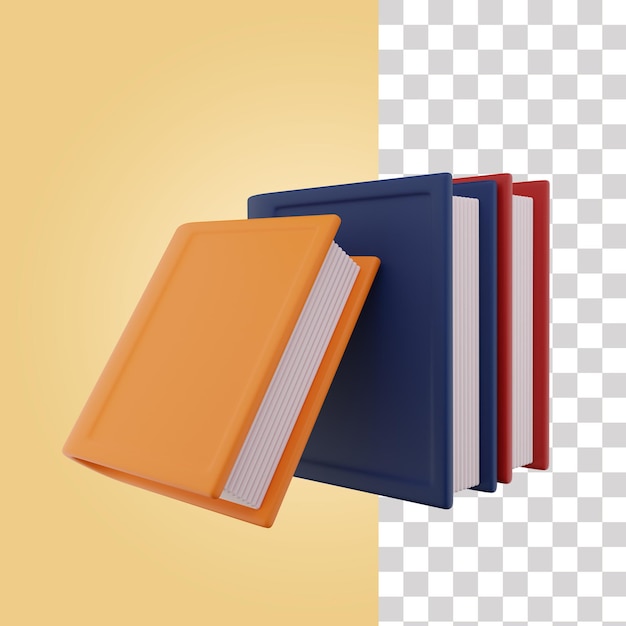 Boeken 3d-pictogram