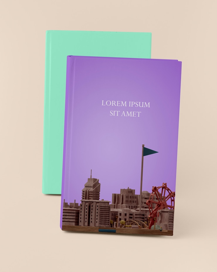 PSD boeken assortiment bedrijfsconcept