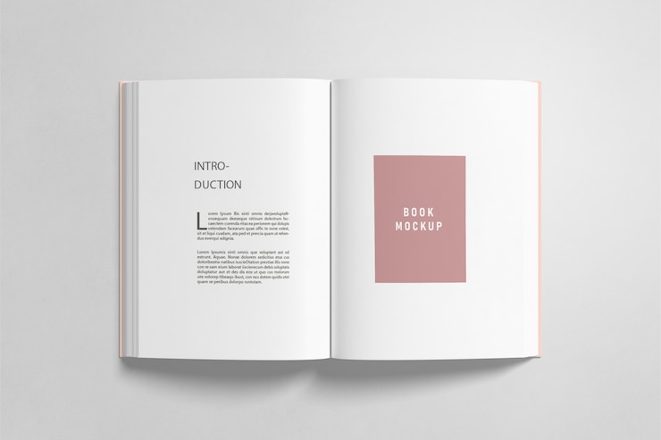 Boekmockup openen