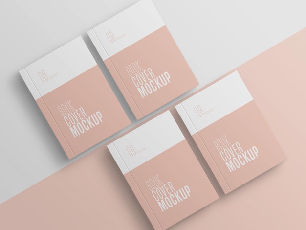 Boekomslag meerdere mockup