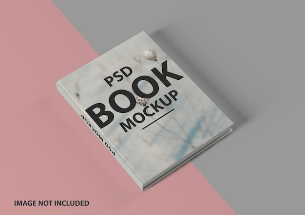 PSD boekomslag mockup ontwerp geïsoleerd