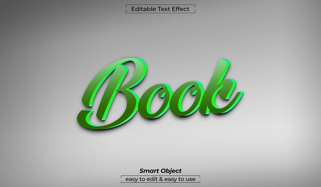 Boekteksteffect 3d