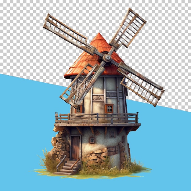 PSD boerderij windmolen